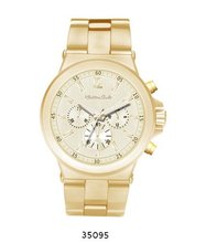 Gold Metal Band With Gold Dial