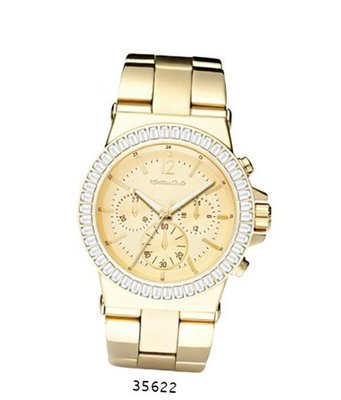 Gold Metal Band with Gold Dial