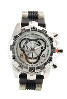 Montres Carlo #3666-5 Pro Reserve Bullet Silicone Band Fashion 3 Dial