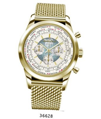 Rose Gold Mesh Band , Rose Gold Case/White Dial