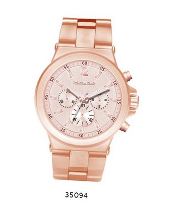 Rose Gold Metal Band With Rose Gold Dial