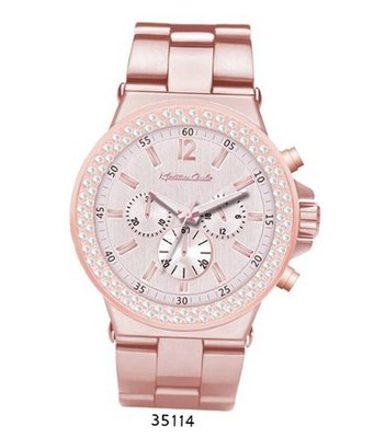 Rose Gold Metal Band With Rose Gold Dial