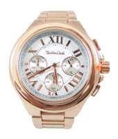 Rose Gold Metal Band With Silver Dial 34393-R2R3