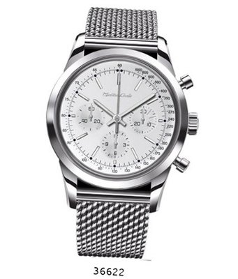 Silver Mesh Band , Silver Case/White Dial