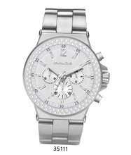 Silver Metal Band With Silver Dial