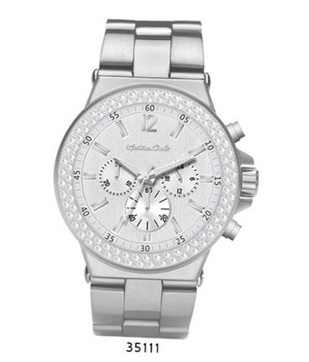 Silver Metal Band With Silver Dial