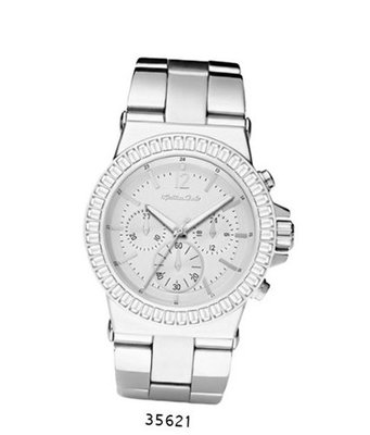 Silver Metal Band with Silver Dial