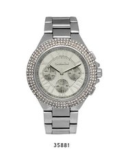 Silver Metal Band With Silver Dial