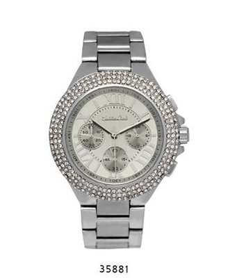 Silver Metal Band With Silver Dial