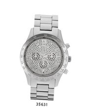 Silver Metal Band with Silver Dial