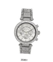 Silver Metal Band With Silver Dial