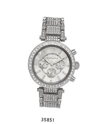 Silver Metal Band With Silver Dial