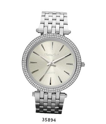 Silver Metal Band With Silver Dial