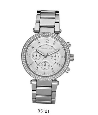 Silver Metal Band With Silver Dial