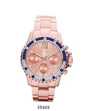 uMontres Carlo Rose Gold Metal Band with Rose Gold Dial 