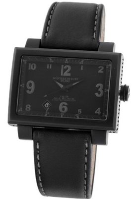 Montres De Luxe 1691 T BLACK 16:9 Quartz Black Dial