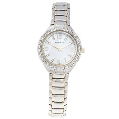 Monument Crystal-detail Bezel Two-tone