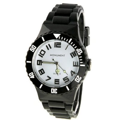 Monument Unisex Black Jelly Interchangeable Fashion