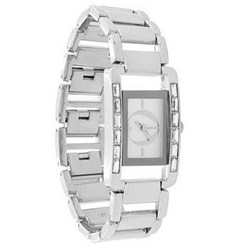 Morgan Ladies Stainless Steel Stone Set Bracelet AN94.10MO 
