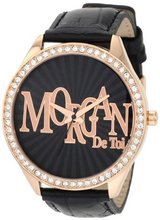 Morgan M1089RG Over-Sized IPRG Case Black Crystallized Bezel