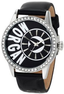 Morgan M1103B Round Crystallized Black with Logo