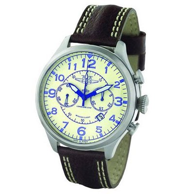 Moscow Classic Aeronavigator 3133/01851098 Mechanical Chronograph for Him Made in Russia