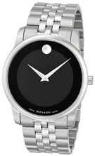Movado 0606504 Museum Stainless Steel Black Museum Dial Bracelet