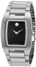 Movado 0606506 Fiero Tungsten Carbide Black Museum Dial with Diamonds