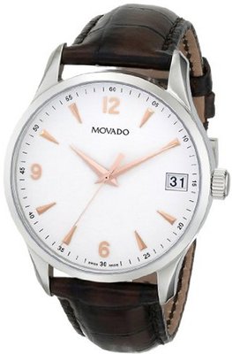 Movado 0606570 "Circa" Brown Leather Dress