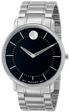 Movado 0606687 "Movado TC" Stainless Steel Black Dress