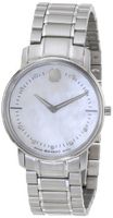 Movado 0606691 Movado TC Stainless Steel Bracelet with Diamond-Accented Mother-of-Pearl Dial
