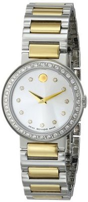Movado 0606794 Concerto Analog Display Swiss Quartz Two Tone