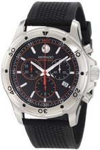 Movado 2600100 Series 800 Performance Steel Case w/Black Textured Rubber Strap
