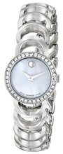 Movado 606252 Rondiro Stainless-Steel with Diamonds white Round Dial