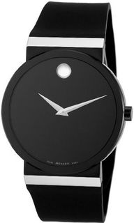 Movado 606268 Sapphire Synergy Black Rubber Strap