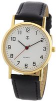 MTS Gents Stainless Steel Gold-Coloured Ion Plated Basic Line Nr. 1200.4519