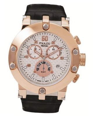 MULCO Unisex MW1-29778-123 Analog Display Swiss Quartz Black