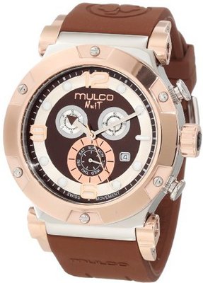 Mulco Unisex MW5-1623-033 Nuit Track Chronograph Swiss Movement