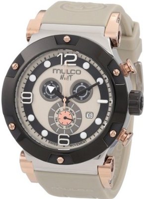 Mulco Unisex MW5-1623-095 Nuit Track Chronograph Swiss Movement