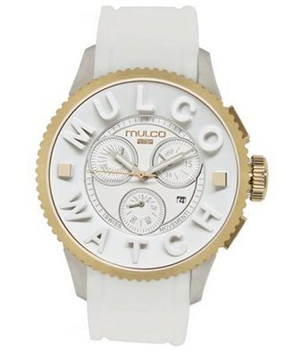 MULCO white Chronograph M 3D Collection MW3-10302-012