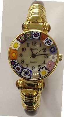 CA D'ORO Murano Millefiori Bangle - Tortoise Bracelet