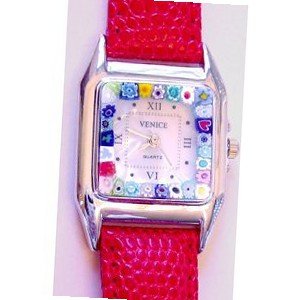 Roma Millefiori - Red Band & Silver 