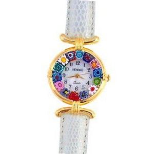 uMurano Venezia Millefiori - Gray Band & Gold  