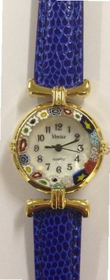 Venezia Millefiori - Blue Band & Gold