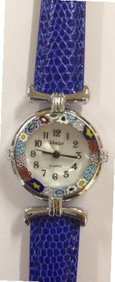 Venezia Millefiori - Blue Band & Silver 