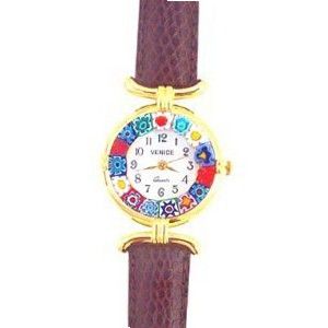 Venezia Millefiori - Brown Band & Gold