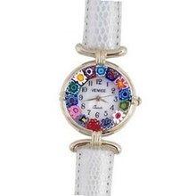 Venezia Millefiori - Gray Band & Silver 