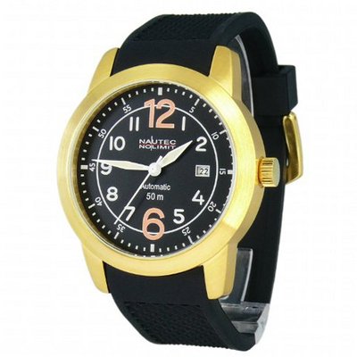 Nautec No Limit Automatic MO AT/RBGDGDBK-OR with Rubber Strap