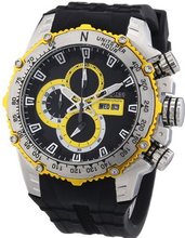 Nautec No Limit Quartz D2X DT QZ/RBSTSTBK-YL with Rubber Strap
