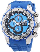 Nautec No Limit Quartz D2X DT QZ/RBSTSTBL-BL with Rubber Strap